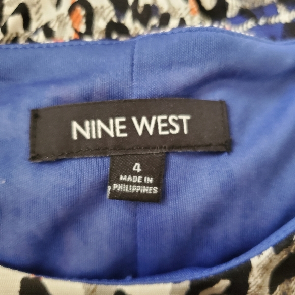NINE WEST leopard print dress size 4 - Picture 3 of 5